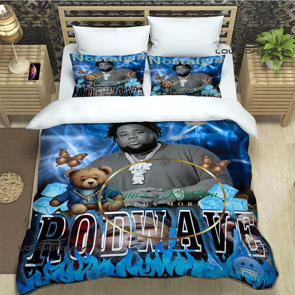 Rapper rod wave Printed Bedding Sets exquisite bed supplies set duvet cover comforter set bedding set luxury birthday gift