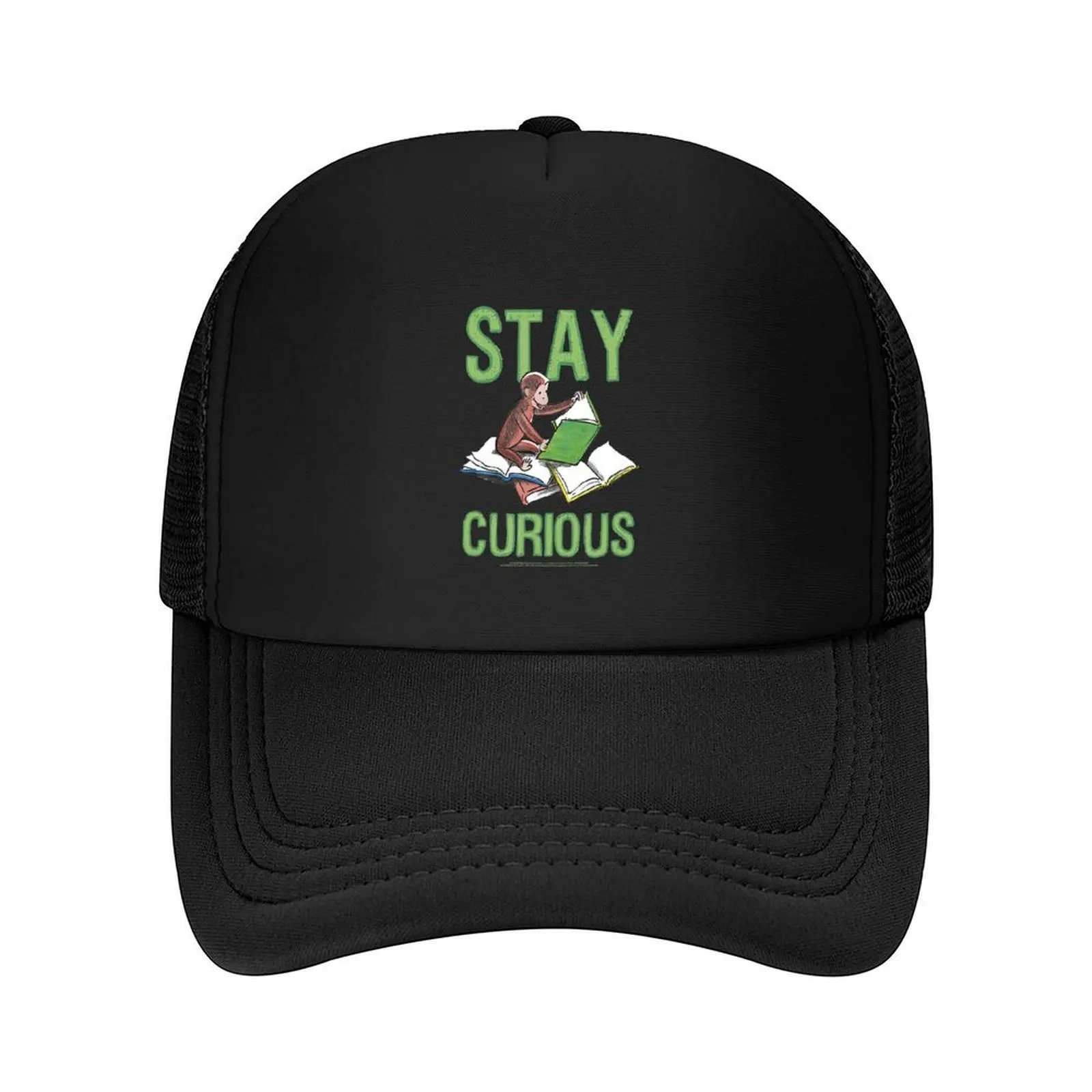 

Curious George Stay Curious Reading Portrait. Baseball Cap Beach Outing Anime Golf Hat Man For Women 2025 Men's