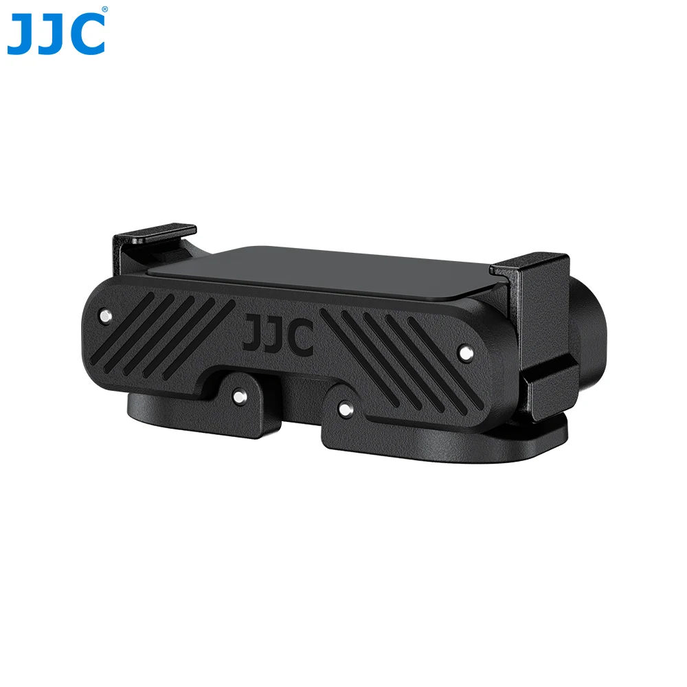 JJC Magnetic Mount for DJI Osmo 360 Action 5 Pro Action 4 3 Foldable Claw Adapter 1/4"-20 Thread Magnetic Quick Release Adapter