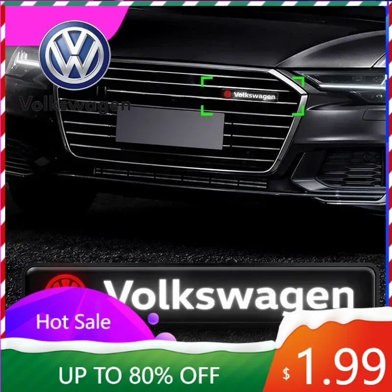 

Декоративная эмблема-значок для фар VW Jetta MK5 Golf, аксессуары для стайлинга автомобиля, для Volkswagen VW Scirocco