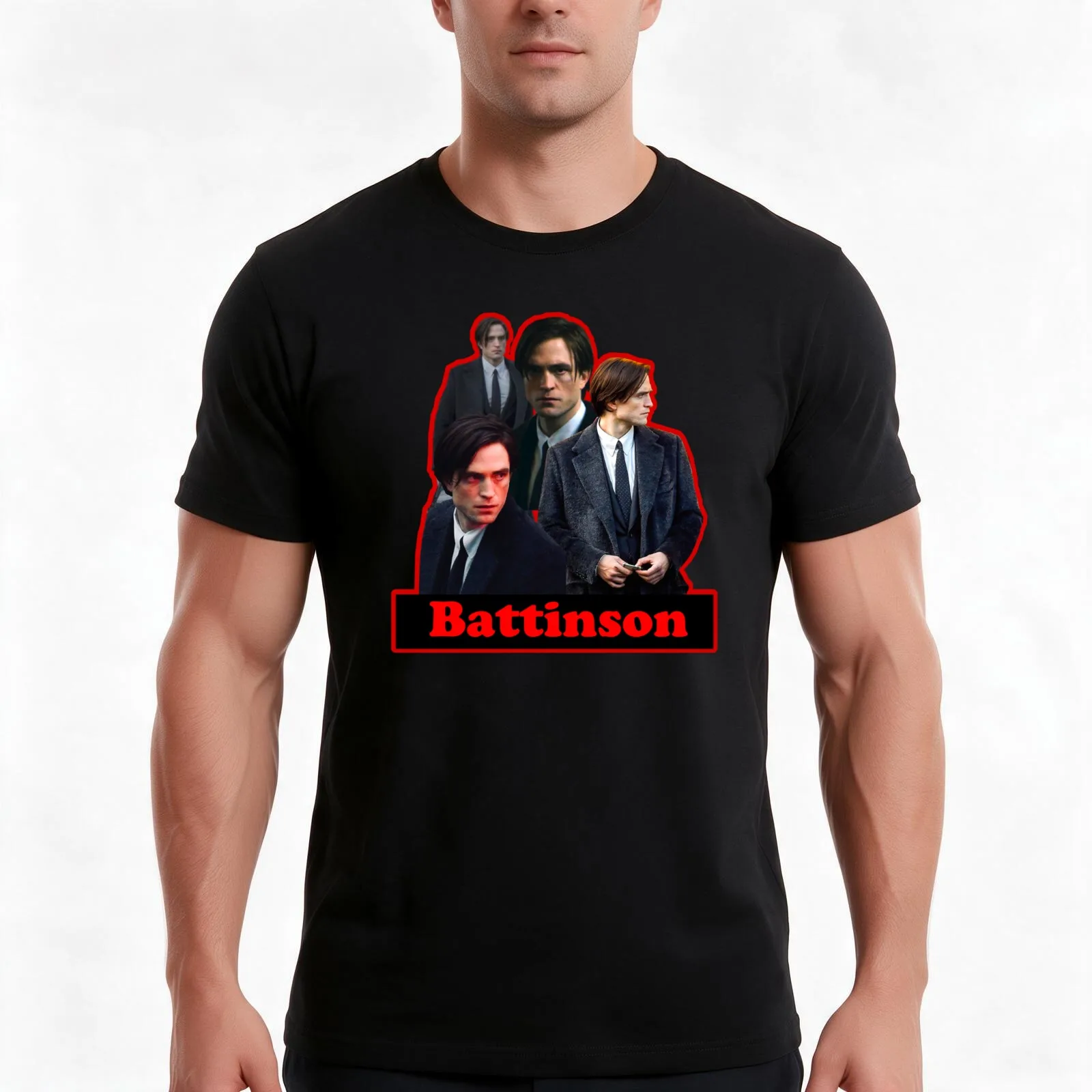 Actor Hero T-Shirt, Summer Casual Cotton Tee, Oversized Streetwear Tops, Vintage Graphic Print, Loose Fit Short Sleeve
