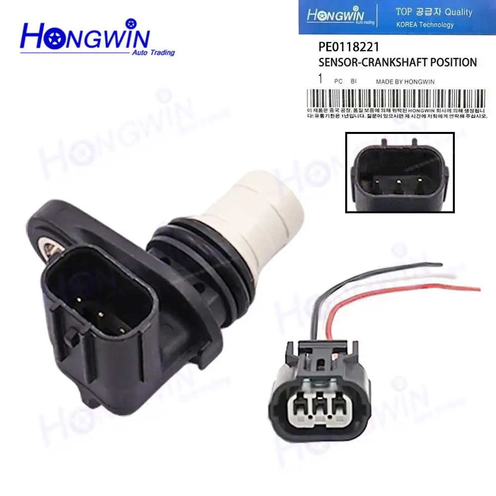 

Датчик положения коленвала и проводка PE0118221 PC999 2CRK0388 для Mazda 3, 6, CX-3, CX-5, CX-9, MX-5 Miata