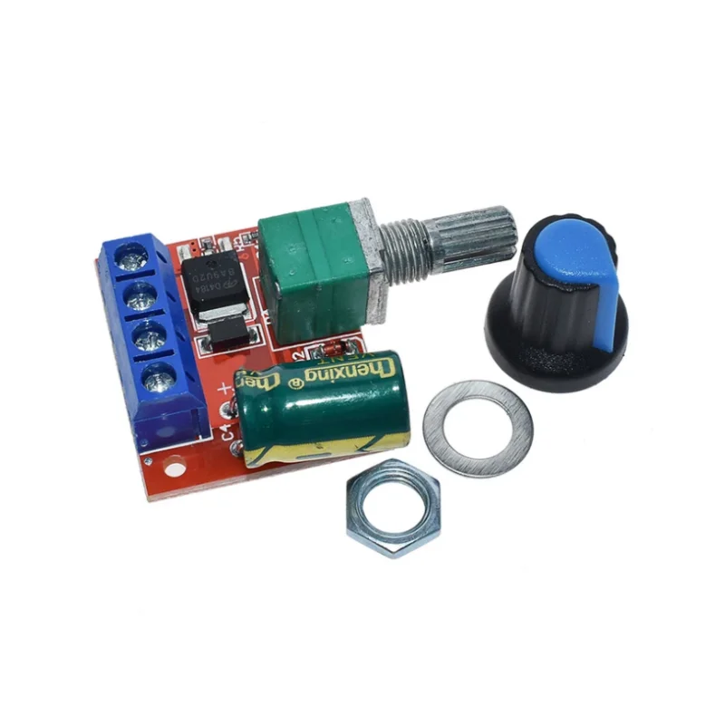 Mini Motor Speed ​​Regulator Module 5A 90W PWM 12V DC Adjustable Speed ​​Control 4.5V-35V 24V Speed ​​Regulator