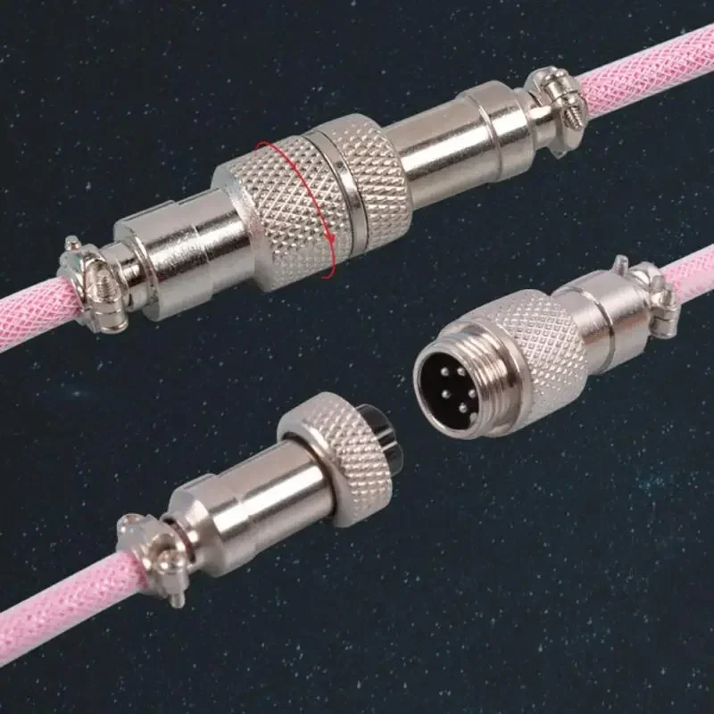 Mechanical Keyboard Coiled Cable Wire Type C USB Port Coiling Cable Desktop Computer Gaming Keyboard Accessories