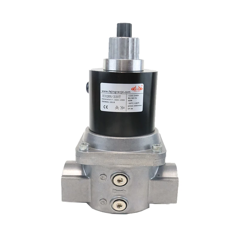 Industrial Burner Boiler Parts Solenoid Valve With Slow Opening Thread End Waterproof Coil Solenoid Valve For Normal Temperature