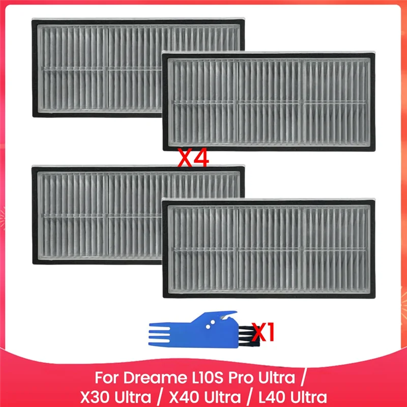 Filtres Hepa stables pour aspirateur Robot Dreame L10S Pro Ultra / X30 Ultra / X40 Ultra / L40 Ultra, pièces de rechange