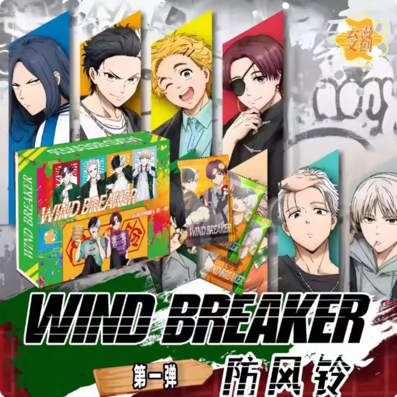 

Genuine Wind Breaker Vol.1 Collection Card Hot Blooded Youth Anime Protagonist Rose Boy High Quality Cards Children Toys Gifts