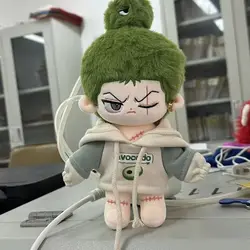 Handsome Swordsman Zoro Cotton Stuffed Dolls Kawaii Pirate Hunter Roronoa Zoro Collectible Toys for Children Adults Anime Gift