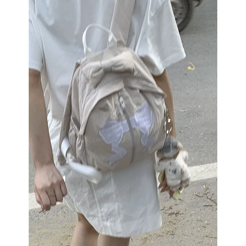 

Trendy Canvas Bapa Women's Multi-Functional Travel Bag 2024 New Arrival Student Casual Bapa Sweet College S...
