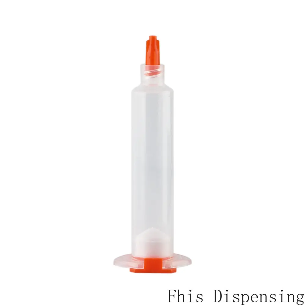 

Sets of Air Distribu 10cc Adhesive Glue Dispense Syringe Barrel Sleeve Pistont Tip Cap End Cap Pack of 50