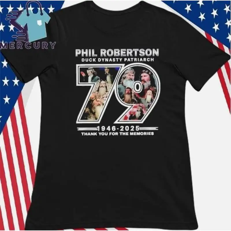 تي شيرت فيل روبرتسون داك Dynasty Patriarch 2025 للذكريات
