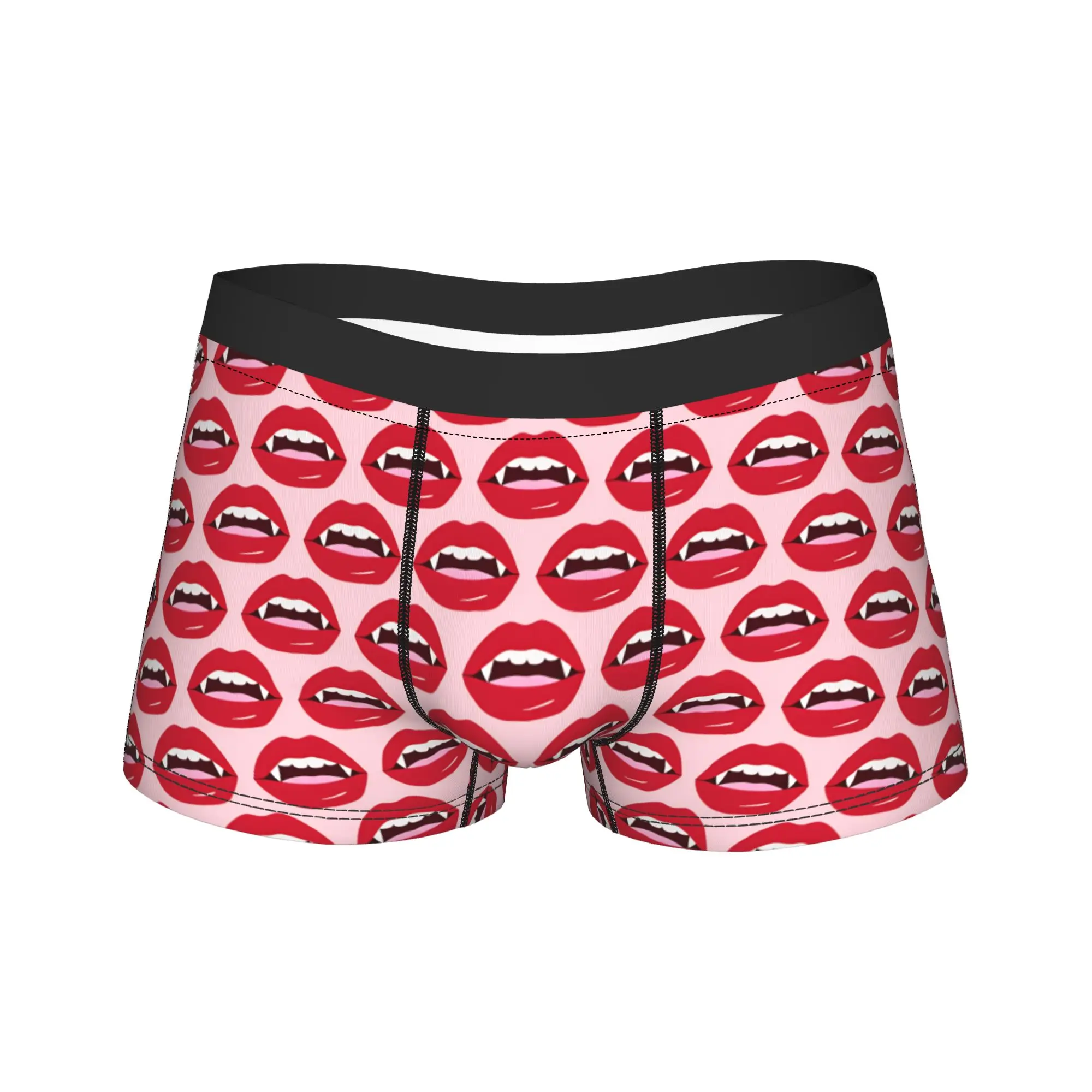 

Monster Teeth Underwear Custom Boxer Shorts Quality Males Panties Comfortable Shorts Briefs Birthday Present