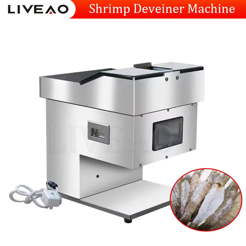 

Automatic Taking Shell Off The Shrimp Machine Shrimp Back Open Cutting Peeler Deveiner Machine