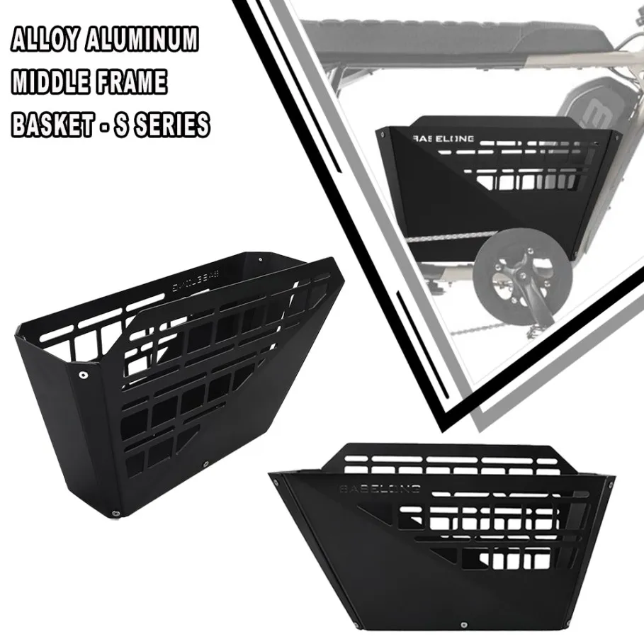 

2025 2024 2023 Middle FRAME BASKET-S SERIES Motorcycle FOR SUPER73-S2 X Indian SUPER73-S Adventure Series /Blackout SE