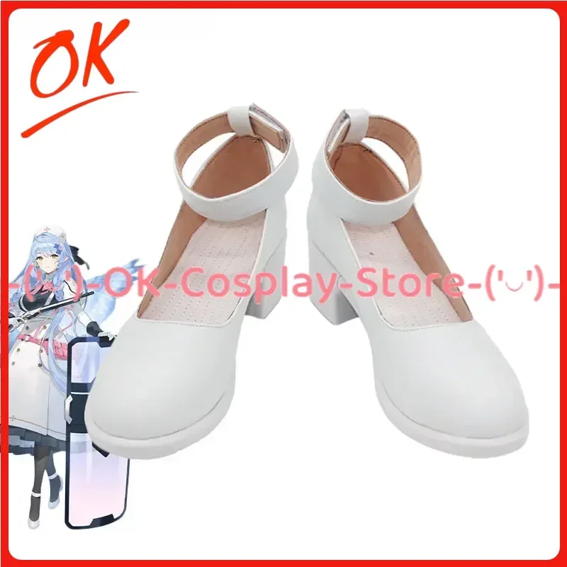 [Angepasst] Aoimori Mine Cosplay Schuhe Spiel Blau Archiv Anime Roleplay Prop Halloween Karneval Party PU Leder Stiefel