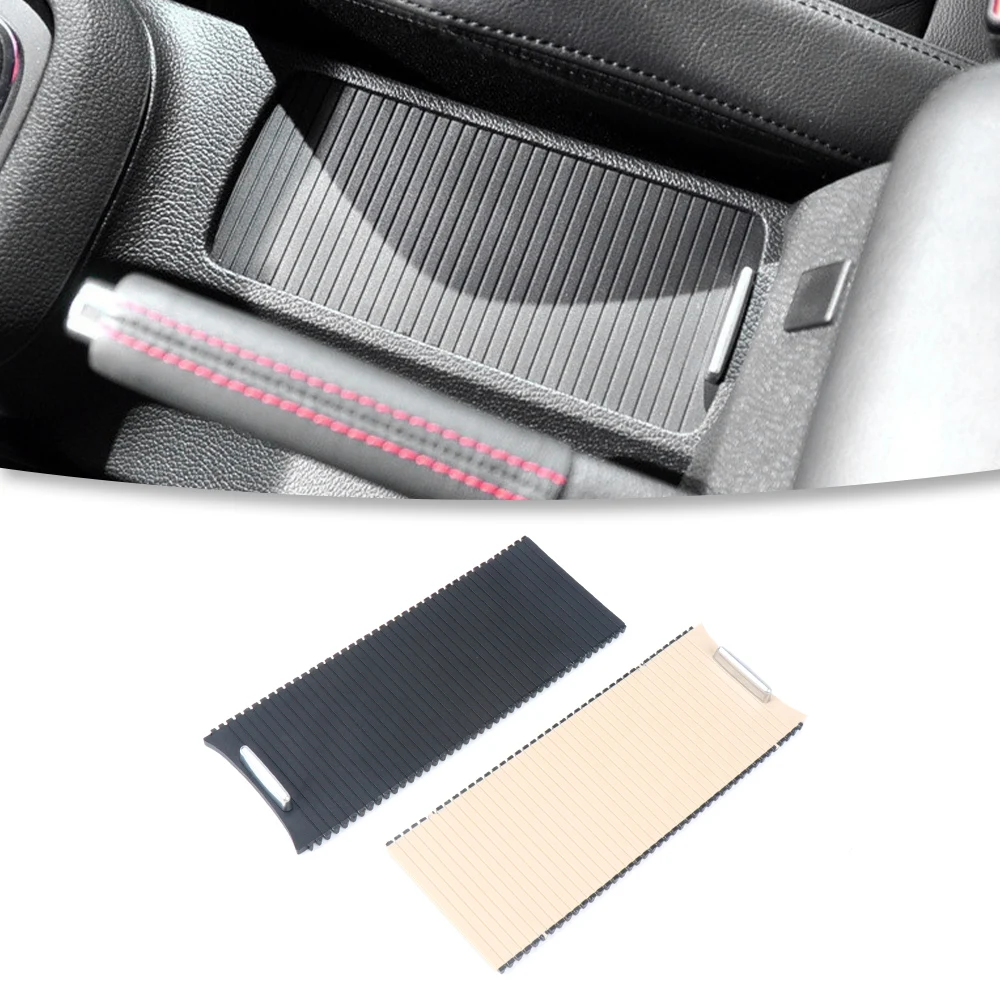 5KD 832531 Consola central para coche, cubierta para bebidas, persiana enrollable deslizante para Golf 6 MK6 Golf 5 V Sagitar 2006-2014, soporte