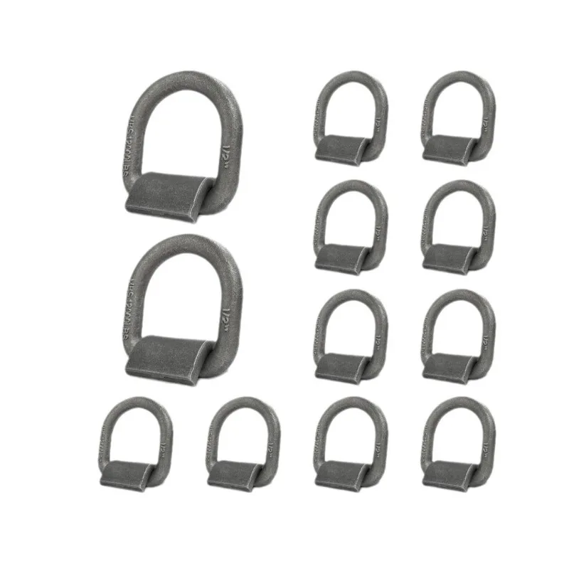 

Trailer D-type pull ring welding truck engineering vehicle accessories fixed pull rope floor hook