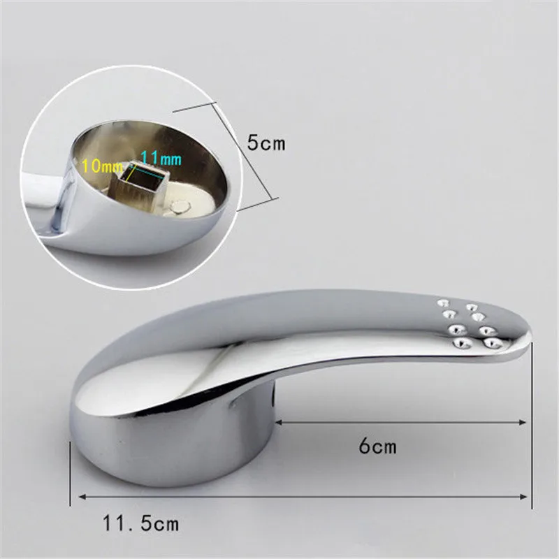 Maniglia del rubinetto Maniglia Piatto Lavabo Doccia Interruttore Quadrante Acqua calda e fredda Bobina da 40 mm Parti di riparazione Rubinetti per vasca e doccia