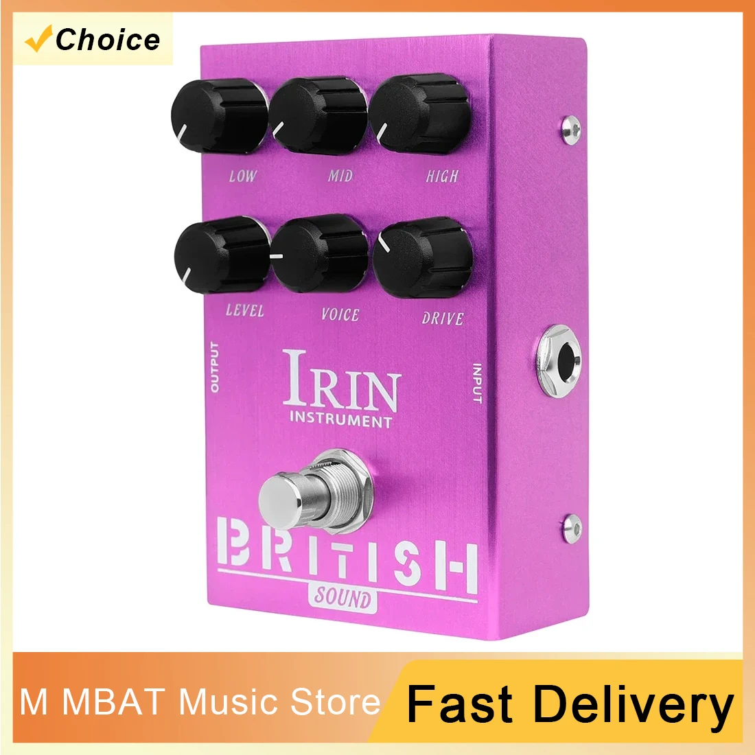 

IRIN BRITISH Electric Guitar Effect Pedals Portable Speaker Simulation Guitar Effect Guitar Accessories