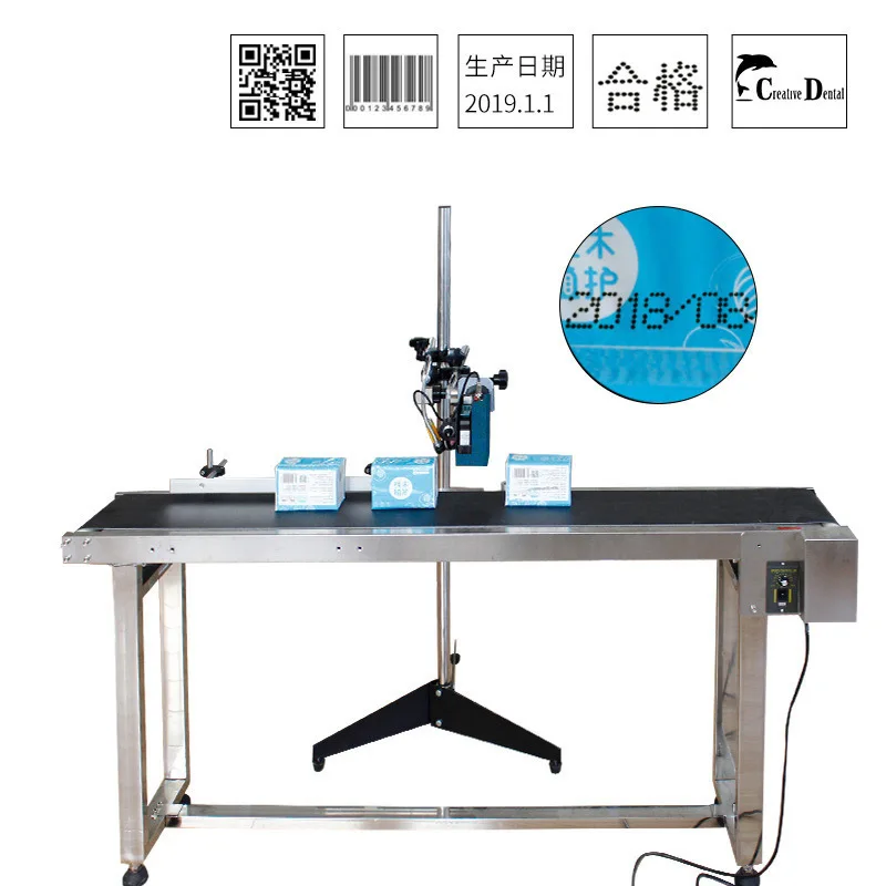 Label Printer Handheld Inkjet Printer Portable For Date Bar Code QR Code for Plastic, Textile, Metal, Wood, Glass, Stone, PVC