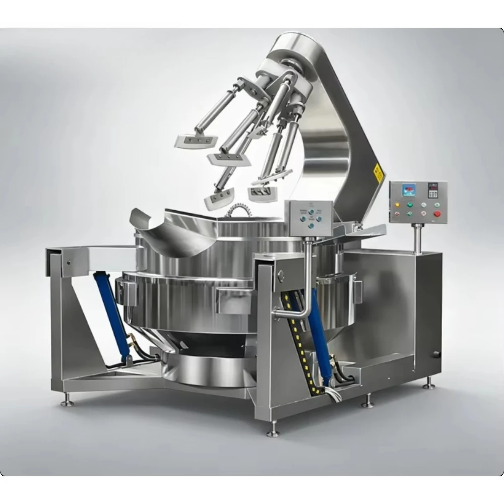 Industrial Frying Pan Industrial Industrial Stainless Steel Frying Pan Planetary Stir Fryer Cooking Mixer Machine