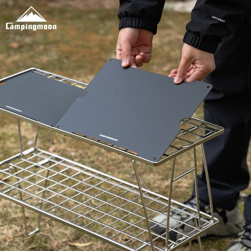 

CAMPINGMOON T-2258 Lightweight Mesh Table Top - Lightweight aluminum alloy table top for camping folding tables (accessory)
