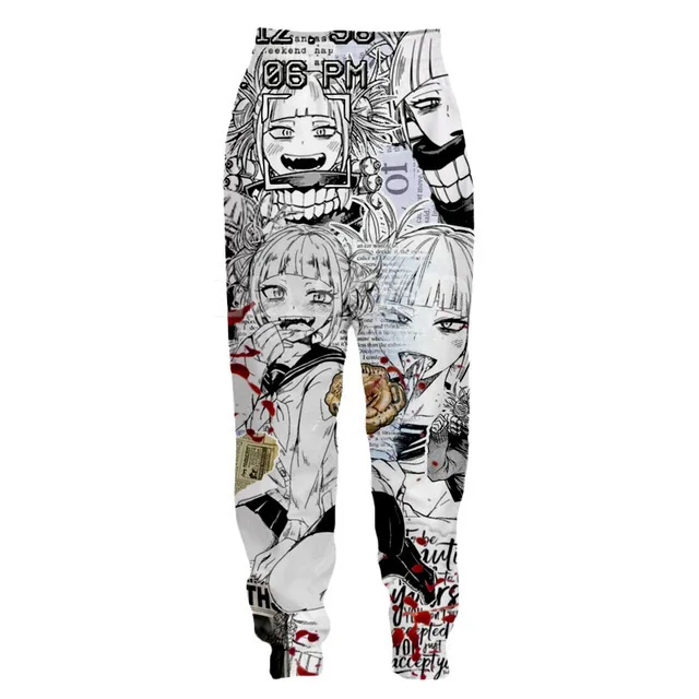 

2022 3D Digital Printing My Hero Academy Fashion Casual Pants