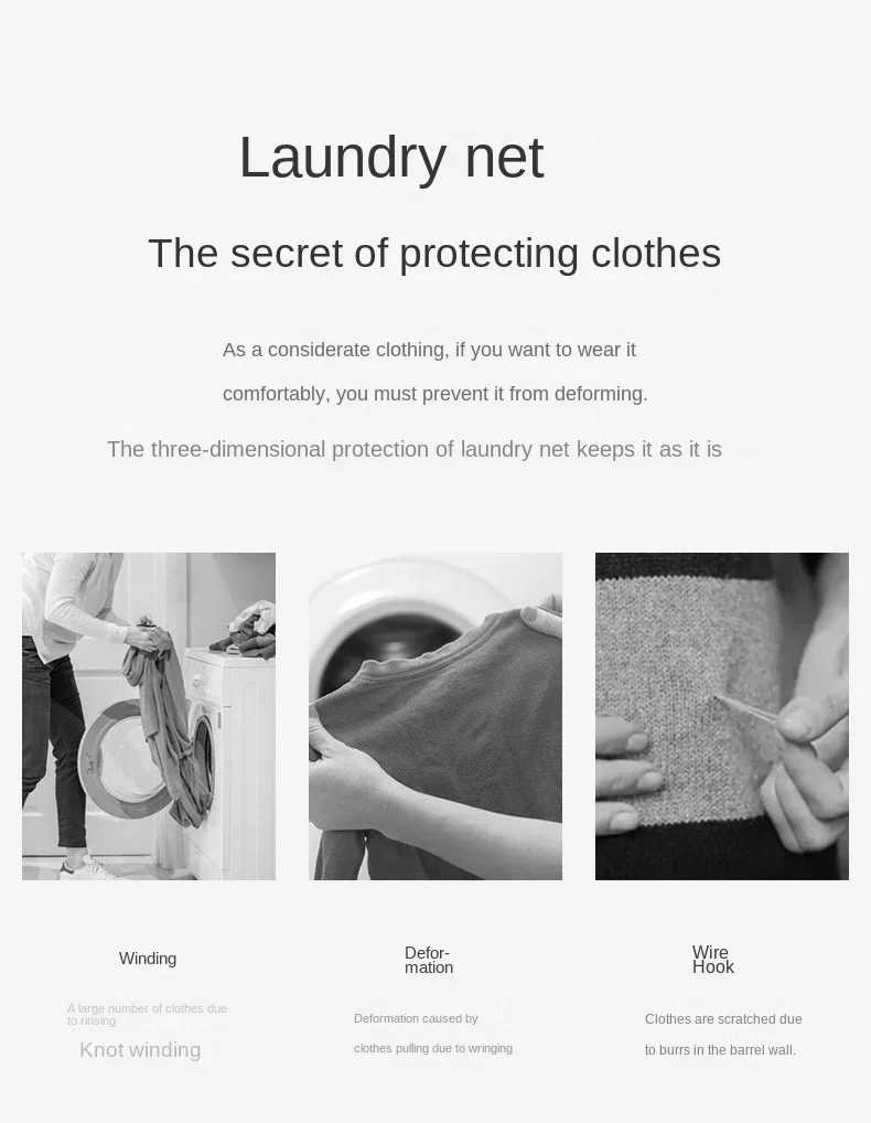 1/2/4 Stück Große Wäschesäcke aus Netzstoff für BHs, Socken und Unterwäsche – Organizer für Waschmaschine und Kleidungszubehör – Detail 2