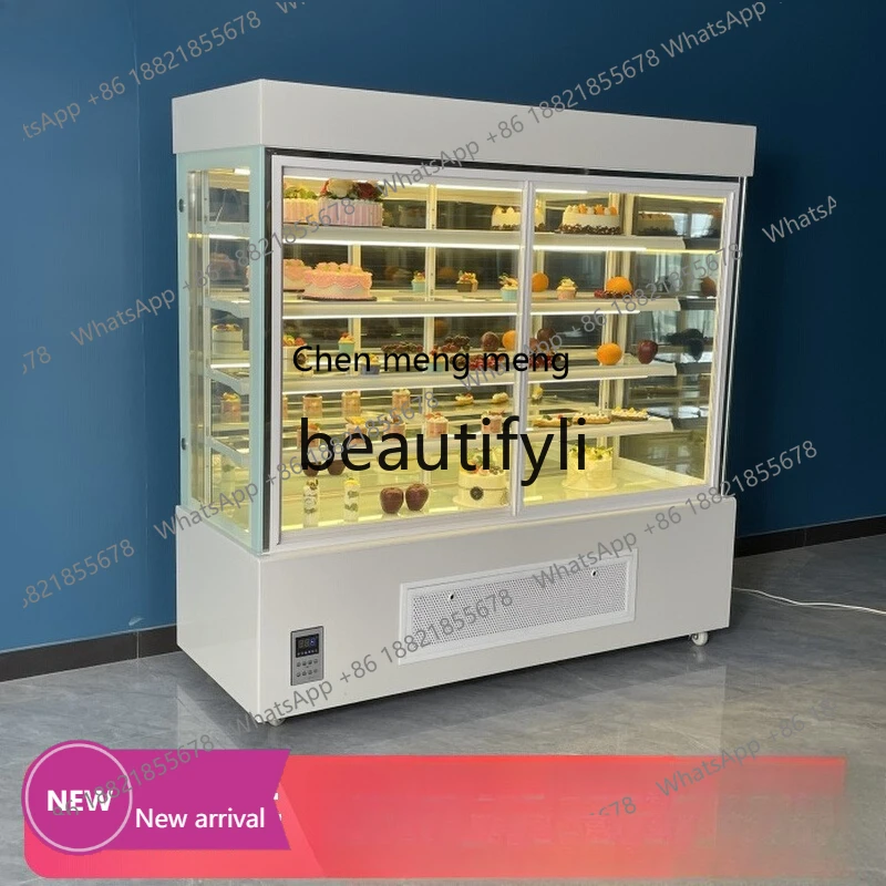 

x Vertical, front door fruit crisper, refrigerated display, right angle freezerx X