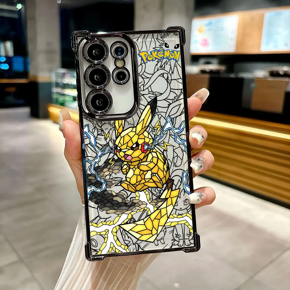 Sylveons Pikachus Umbreons Anime Case For Samsung Galaxy S26 S25 Ultra S26Ultra S24 S23 S22 S21 Plus + S20 S26 FE 5G Phone Cover