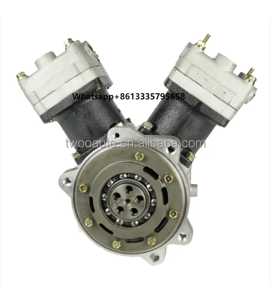 

New Air Brake Compressor 1-19100334-7/1-19100333-7 (Dual Cylinder) for Isuzu Trucks 6WF1 Engine