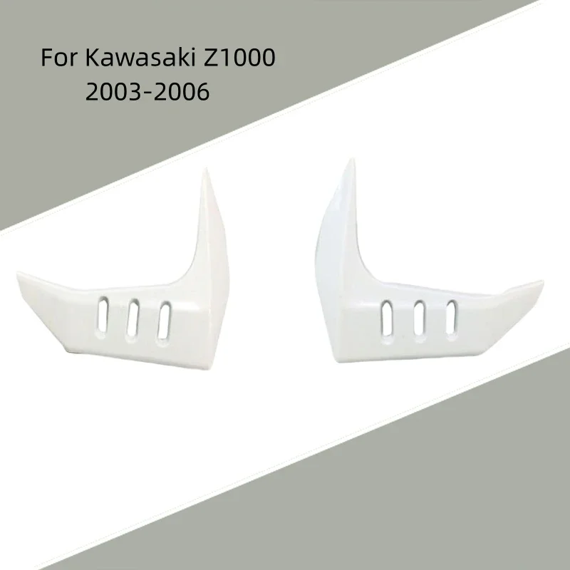 

Motorcycle Unpainted Refrigerator Left And Right Small Board ABS Injection Fairing Accessori For Kawasaki Z1000 2003-2006 .