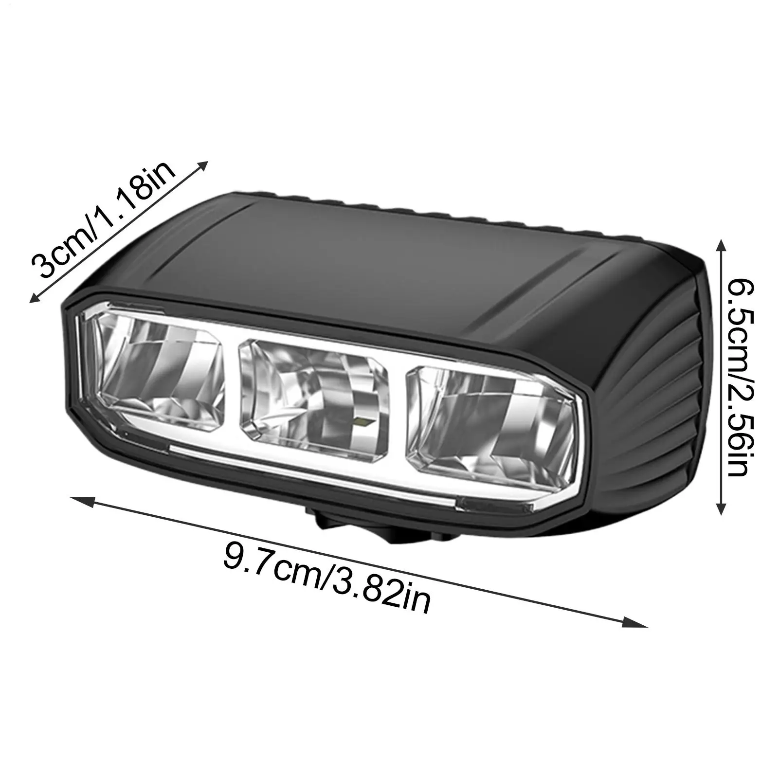 5 أوضاع إضاءة LED للمصباح الأمامي للدراجة، مصباح أمامي للدراجة فائق السطوع لركوب الدراجات الجبلية على الطرق، ضوء أمان للأطفال والكبار #6