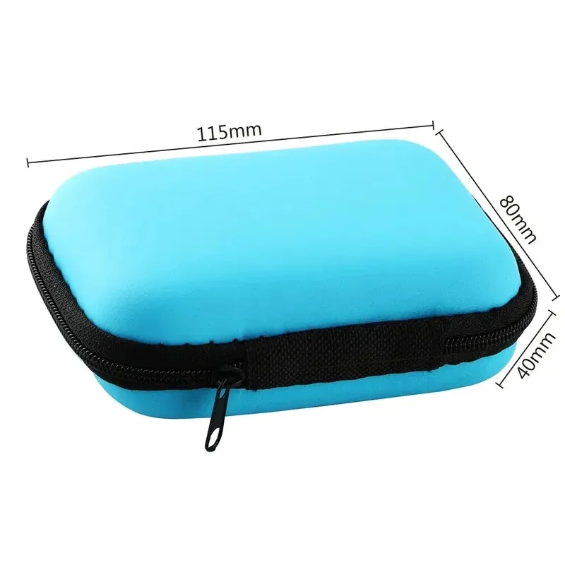 Portable Travel Organizer for Electronics – Zipper Storage Pouch for Cables, Earphones & Chargers