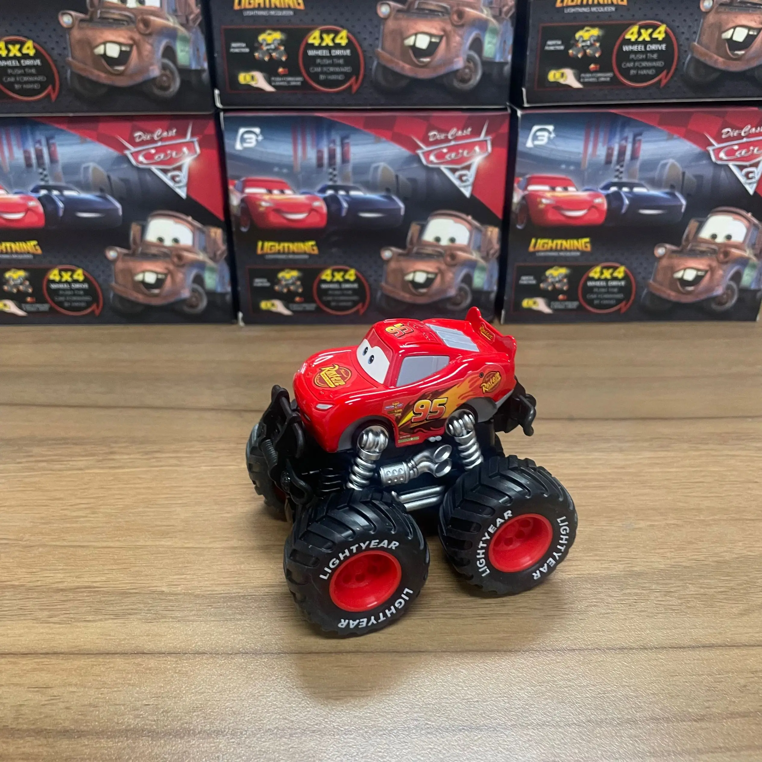 Disney Pixar Cars Set Lightning Mcqueen Figures Jackson Storm Mack Uncle Truck Pull-Back Cars Model Doll Children Toy For Gift