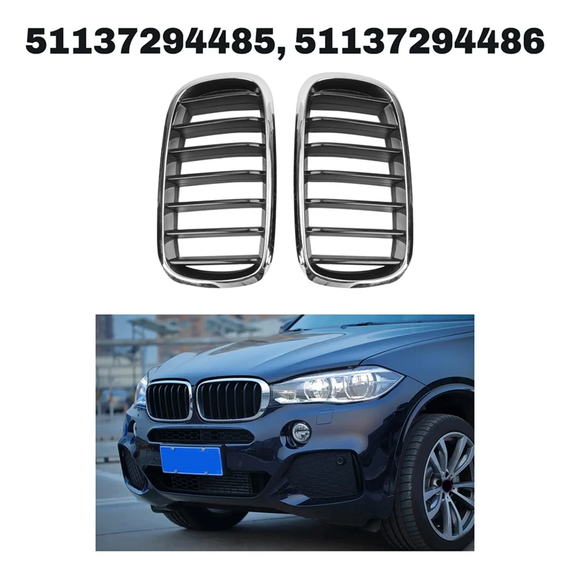 Griglia della griglia del paraurti anteriore/griglia centrale per BMW X5 F15 X6 F16 2013-2018