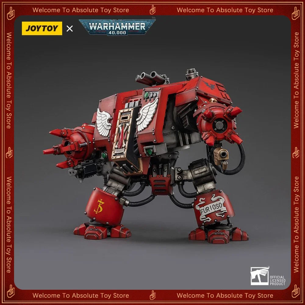 JOYTOY Warhammer 40k 1/18 Action Figures Blood Angels Furioso Dreadnought Brother Samel Collection Model Toys Kid New Year Gifts