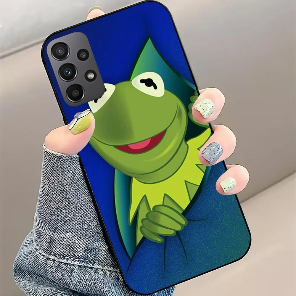 MINISO Disney kermit The Frog Phone Case For Samsung Galaxy S22 S23 S24 S30 Note 20 10 Plus Lite FE ULTRA Shell