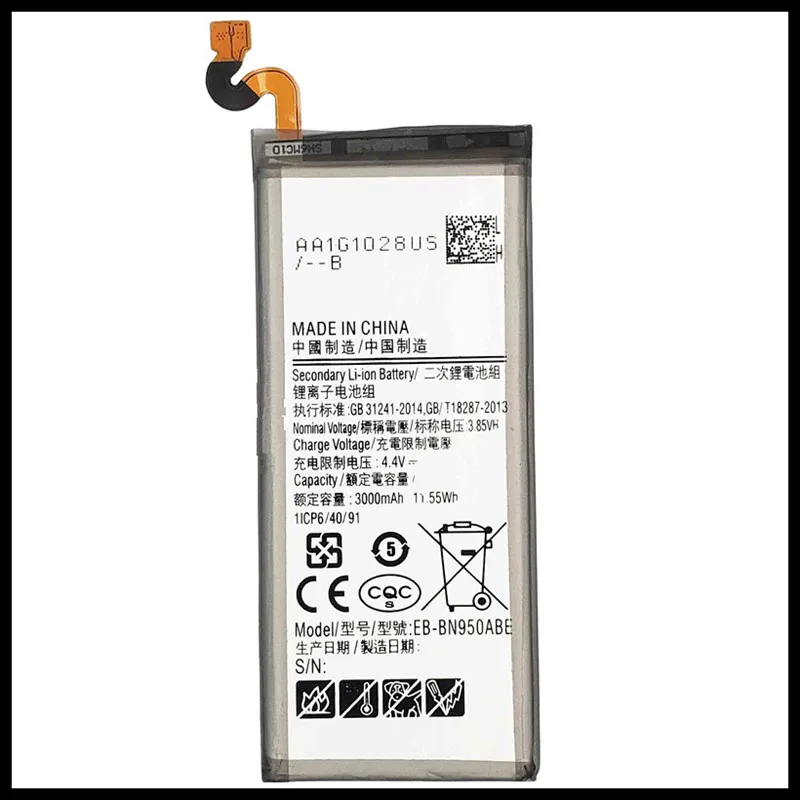 

Original Quality Replacement Battery EB-BN950ABE For Samsung GALAXY Note 8 N9500 N950F N950U N950N N9508 Battery note8