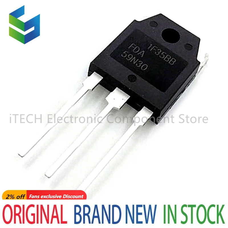 5pcs FDA59N30 TO-3P TO-247 59A 300V 59N30 TO3P FET New