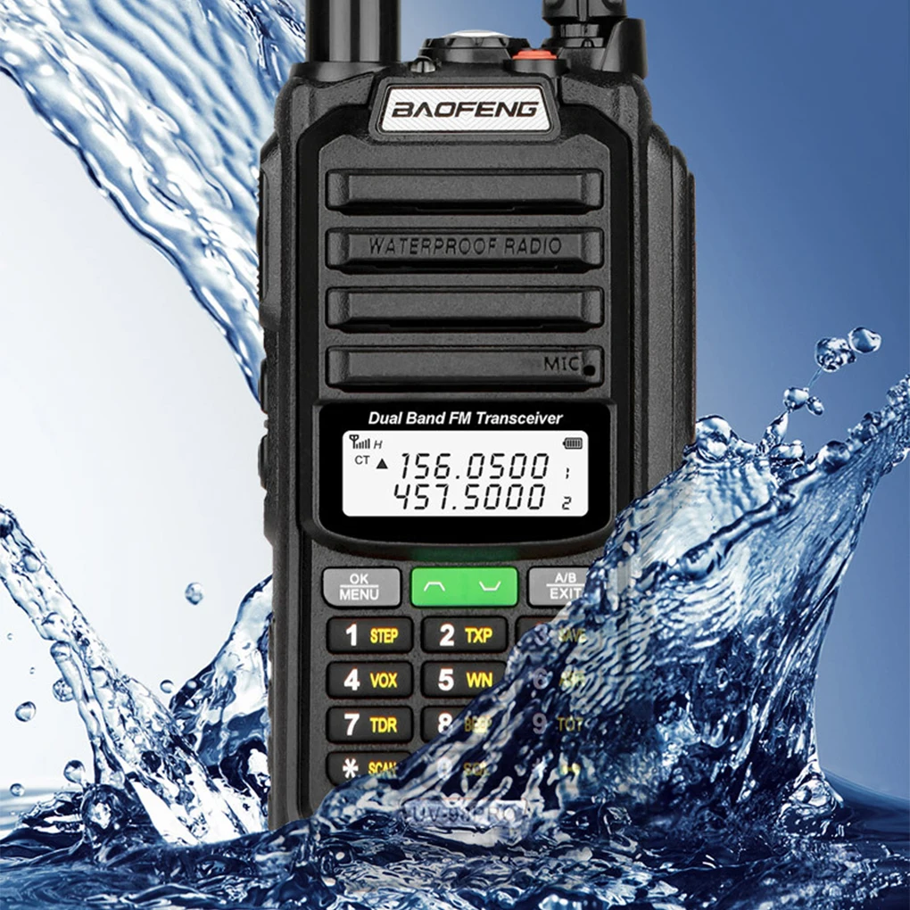 Baofeng Walkie Talkie UV-98 PRO IP68, Walkie Talkie Band ganda, Radio Ham ditingkatkan dari UV-98 PRO tahan air