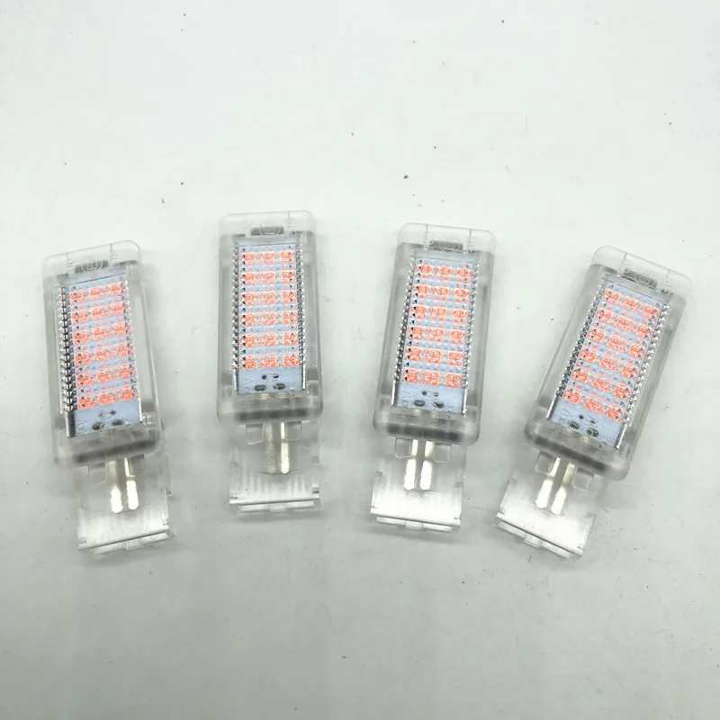 자동차 빨간색/파란색/흰색 LED 발 밑 공간 발 빛 케이블 와이어 하네스 VW 골프 6 MK6 7 MK7Jetta Passat B6 B7 B8 CC Polo Tiguan Superb