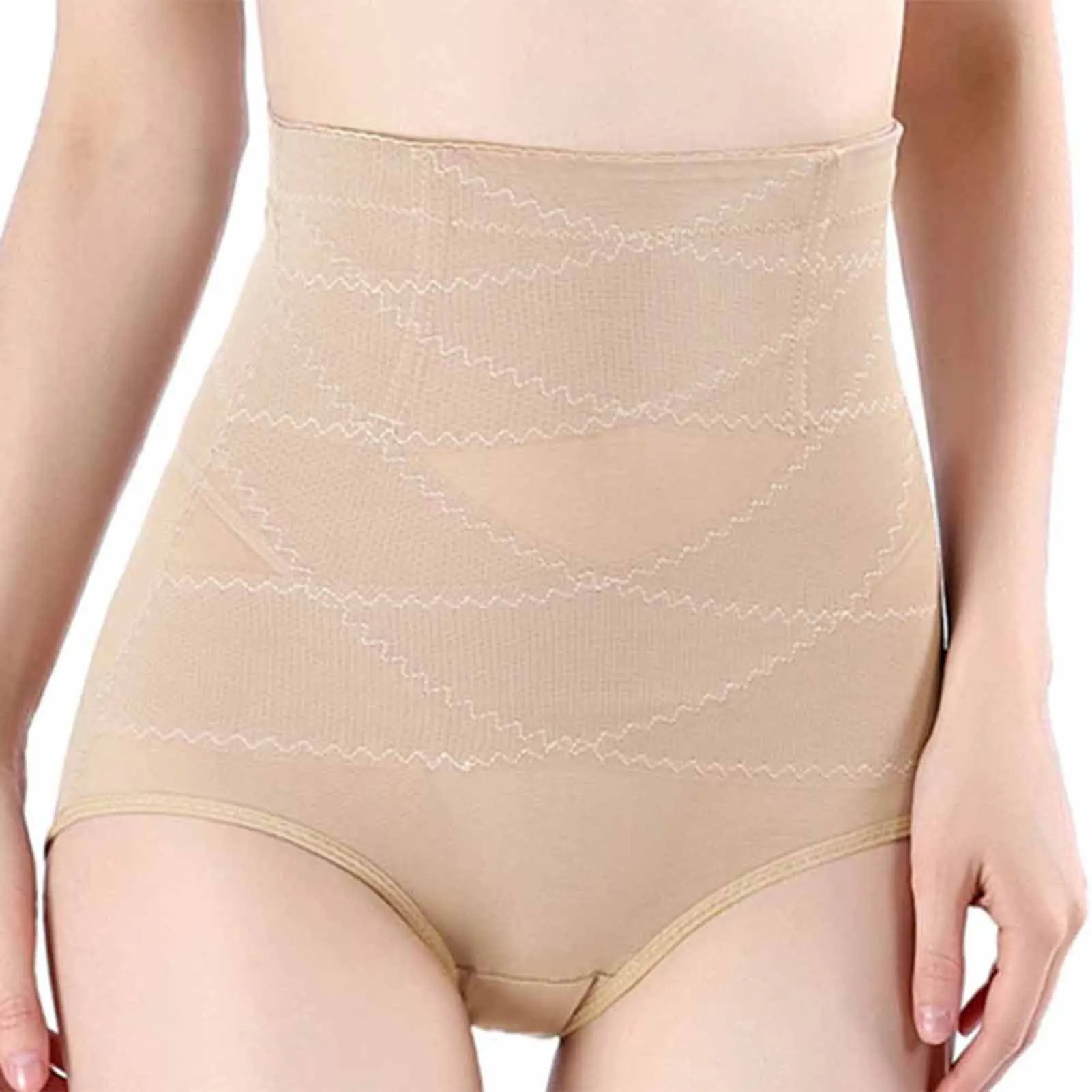 Stomach Girdle Panties with Elastic Cross Reduce Waistline Function for Wife Mother Friends Gifts