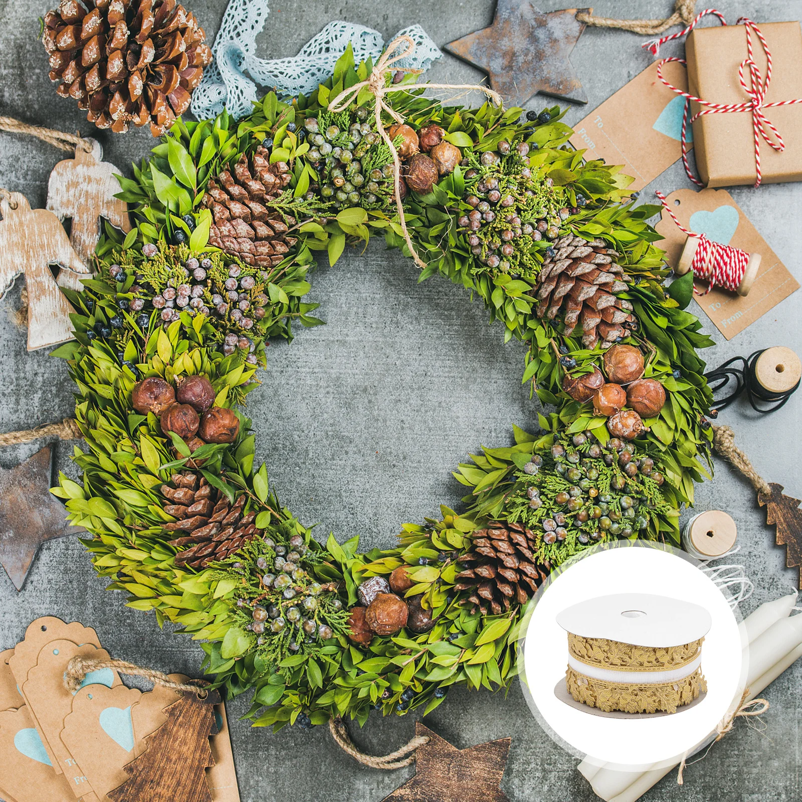 Lace Ribbon Embossed Decor DIY Supplies Elegant Wedding Dress Accessory Long Lasting Use Lace Flowers Embossed Ribbon