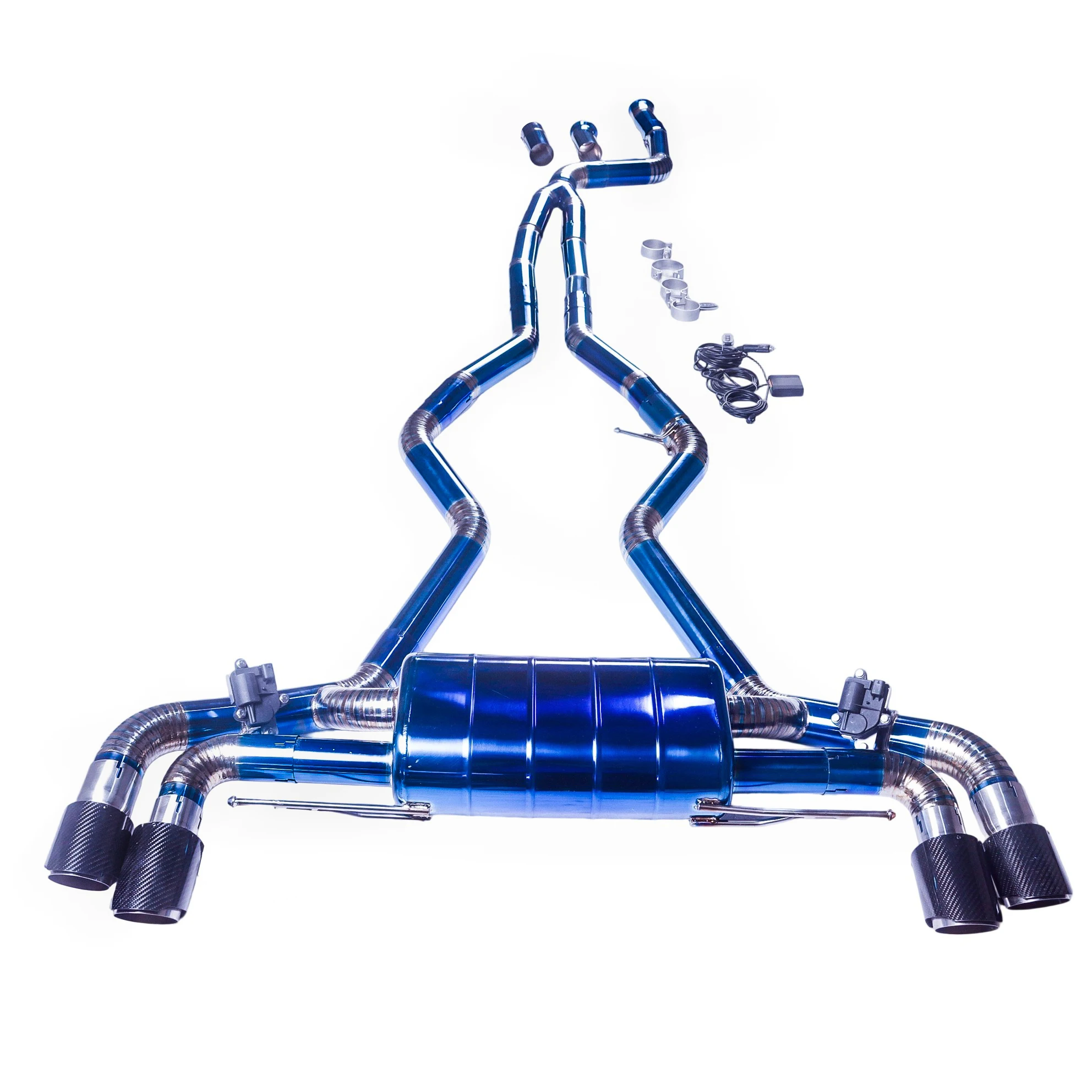 

GFC catback exhaust muffler for 2019~2025 BMW M340i G20 3.0T, Car electric valve exhaust system is made of titanium alloy