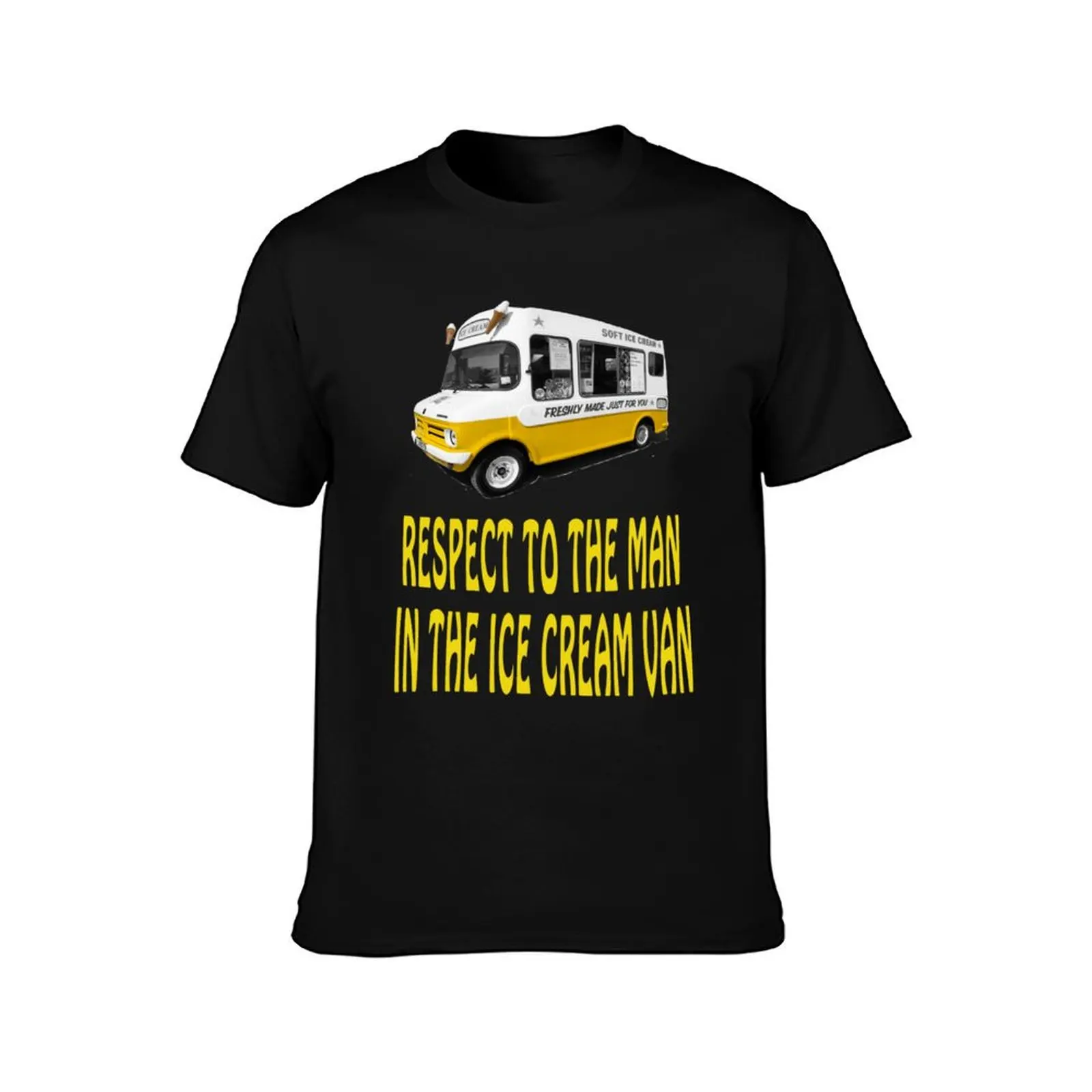 Respect to the man in the Ice Cream Van T-Shirt Plus Size Gym Sports T-Shirt