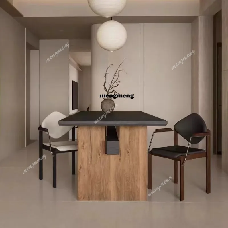 

Design Japanese Dining Tables Wooden Square Cuisine Brown Dining Tables Modern Center Mesas De Restaurante Home Furniture