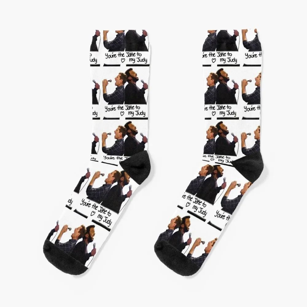 

jake peralta and doug judy You're the Jake to my Judy Brooklyn 99 Socks floral FASHION funny gift Girl'S Socks Men's