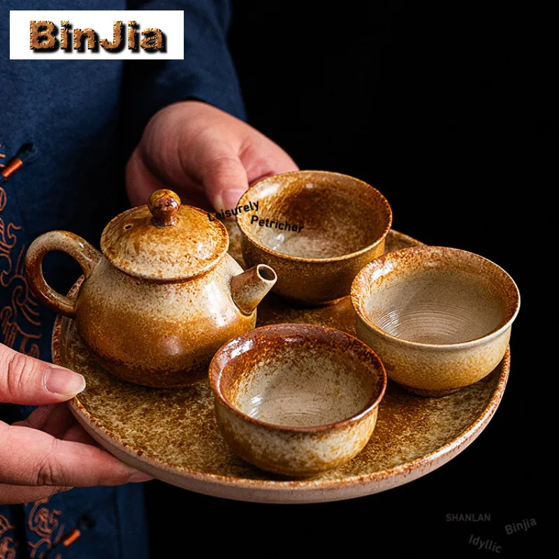 

150 мл ретро деревянная печь для смены чайника винтажный чайник для заварки чая горшок бытовой чайник для заваривания ча с ситечком поставки ча подарок