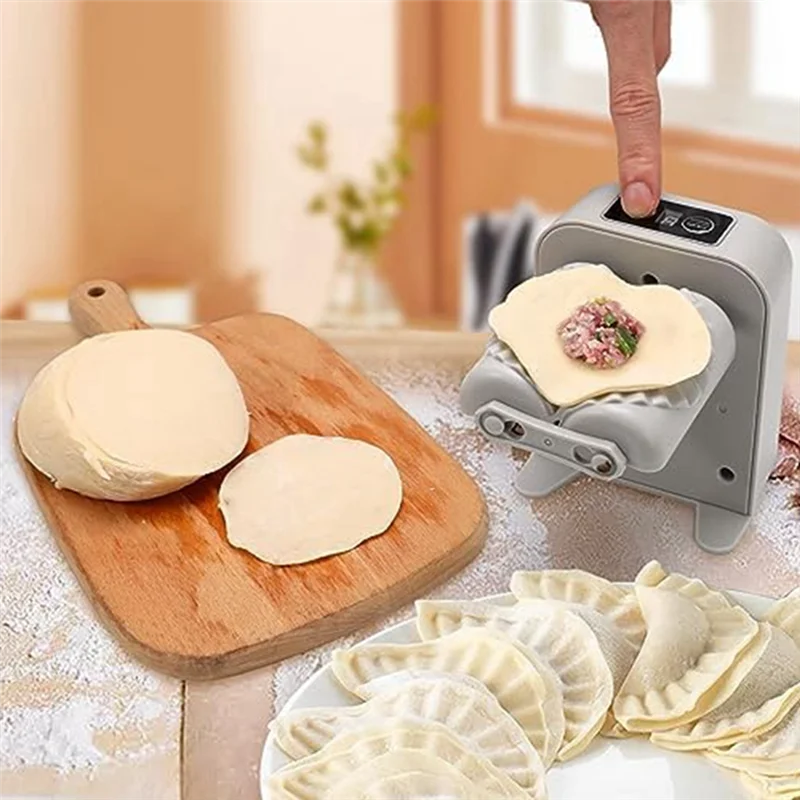 Máquina eléctrica Premium para hacer dumplings, máquina para hacer dumplings de pollo para el hogar, molde de prensa, carga USB